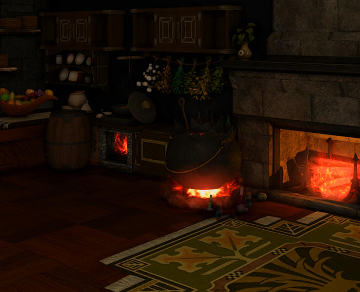 "Witch's Kitchen" Empyreum -W.13 P. 56 Room 1