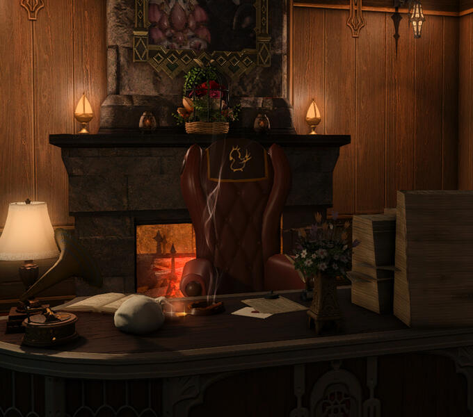 Tsutsuji's Apt "Mob Boss Study" -Empyreum W.13 Apt 17 Ingleside Subdivision Aether